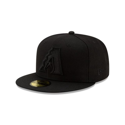 Sapca New Era Arizona Diamondbacks MLB Black On Black 59FIFTY Fitted - Verzi